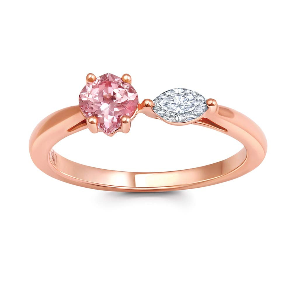 Champagne Sapphire Ring