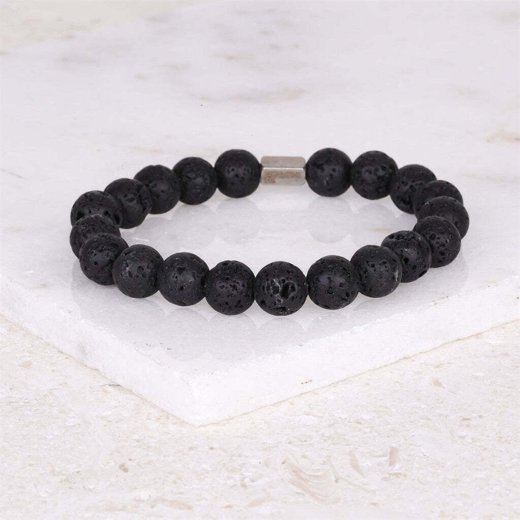Duplicate Title: Lava Stone - Accent Bracelet | 48.95 | Lava Stone - Accent Bracelet