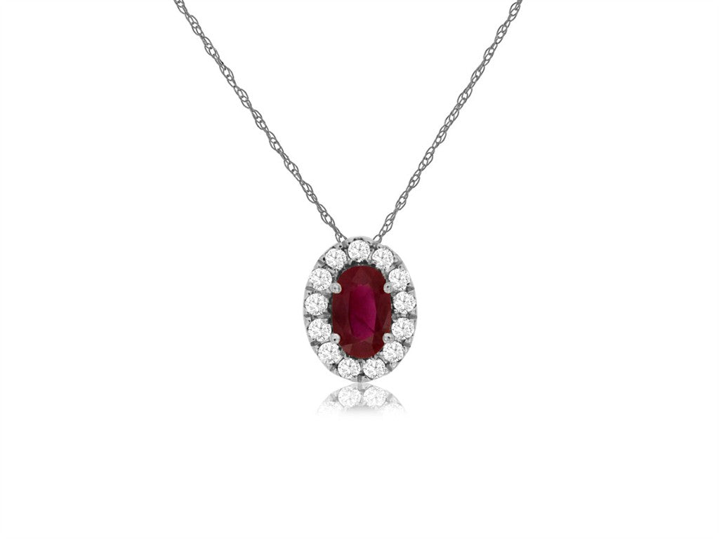 Ruby & Diamond Pendant
