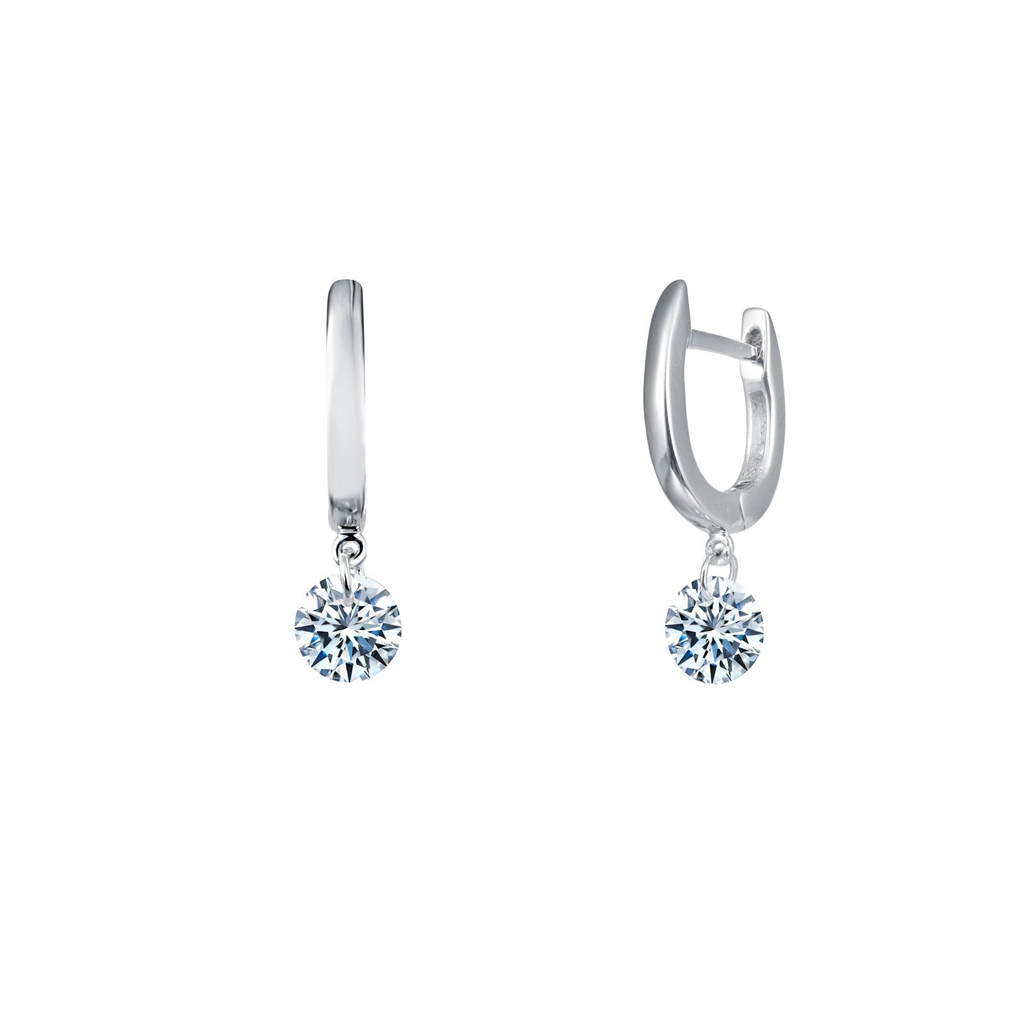 Lafonn Frameless Drop Solitaire Earrings