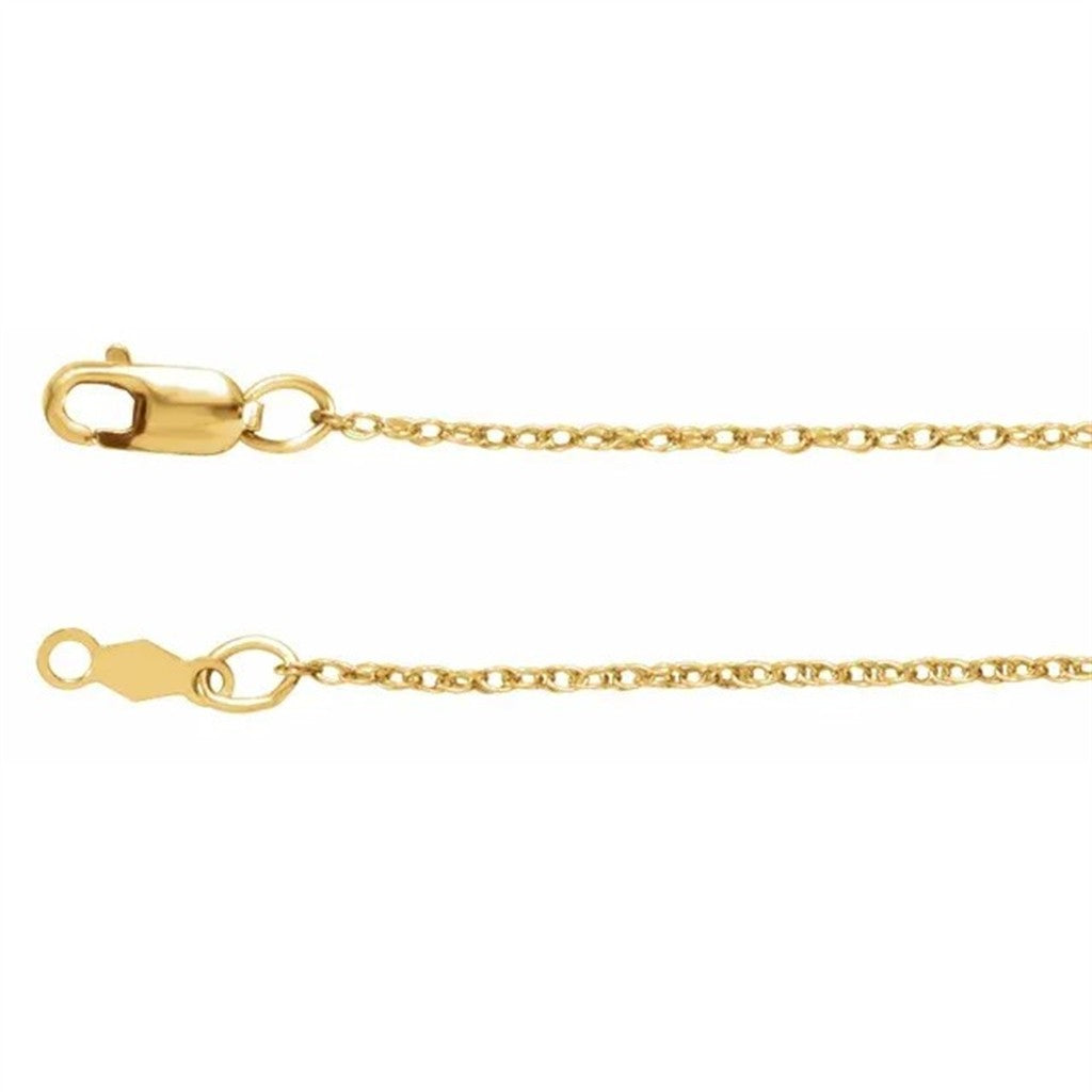 14K Yellow Gold Rope Chain