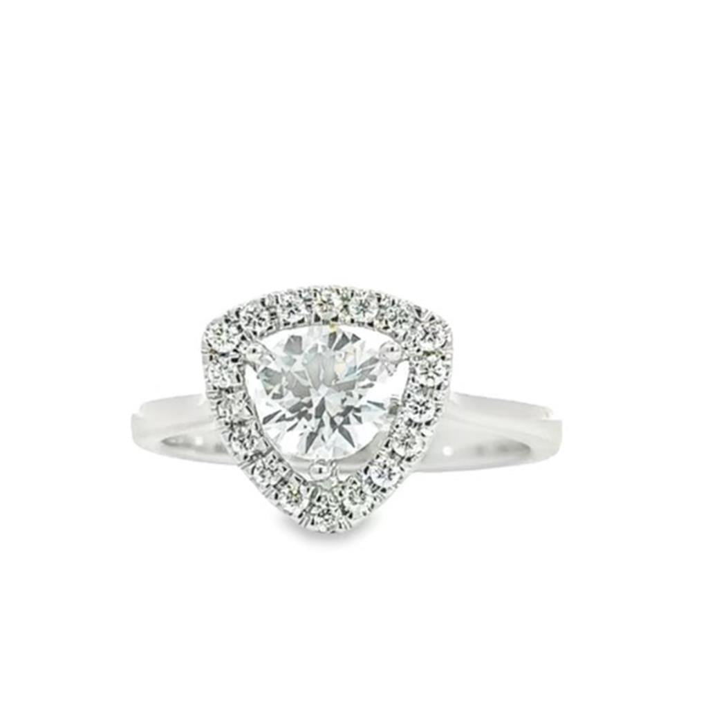 14KY Diamond Semi-Mount Engagement Ring