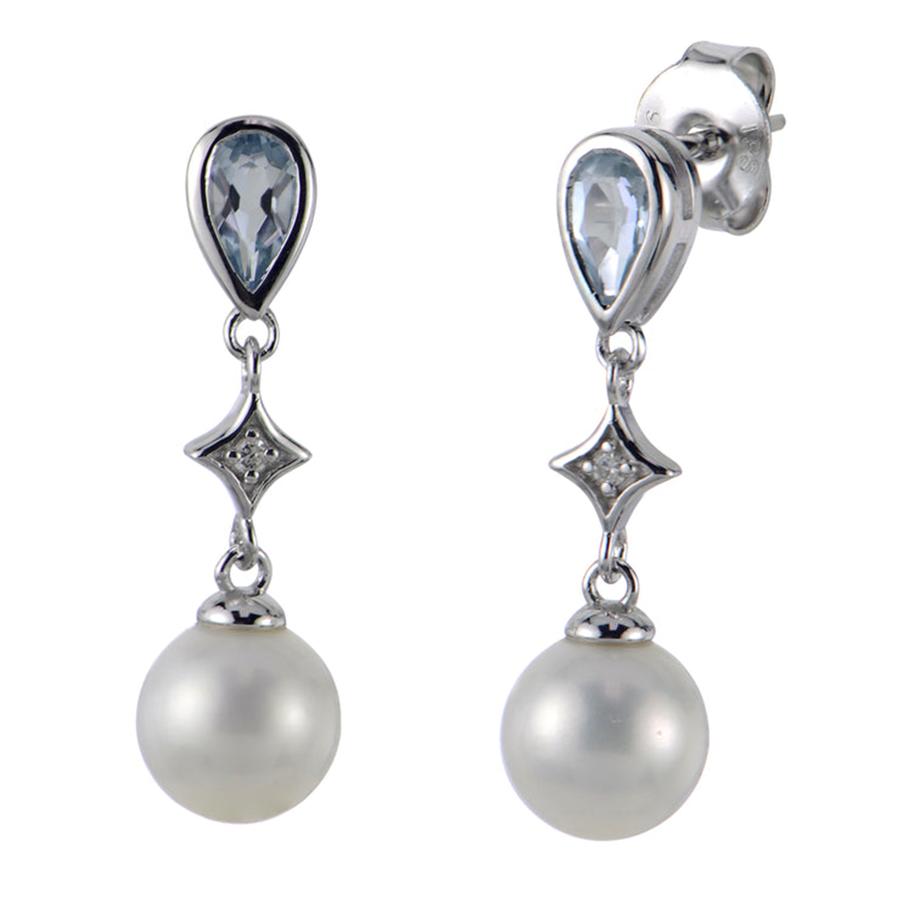 Sterling Silver Freshwater Pearl Earrings