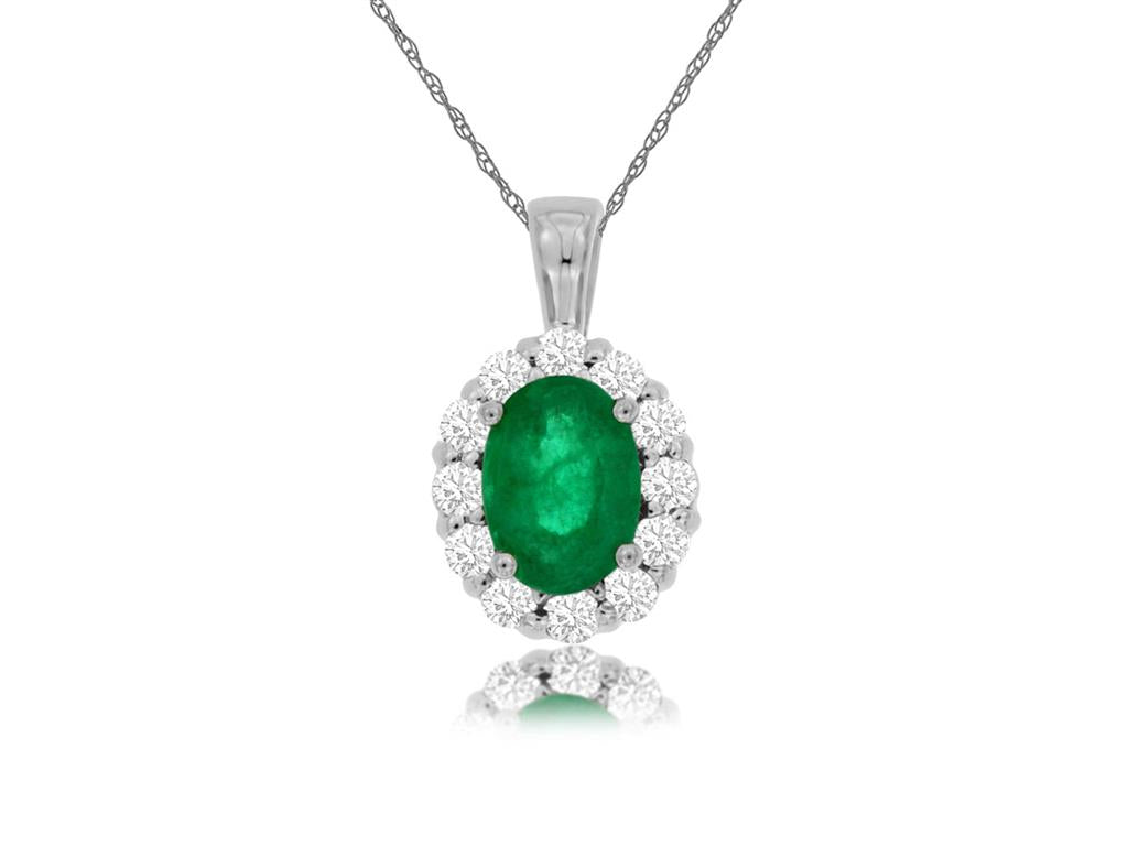 Emerald & Diamond Pendant