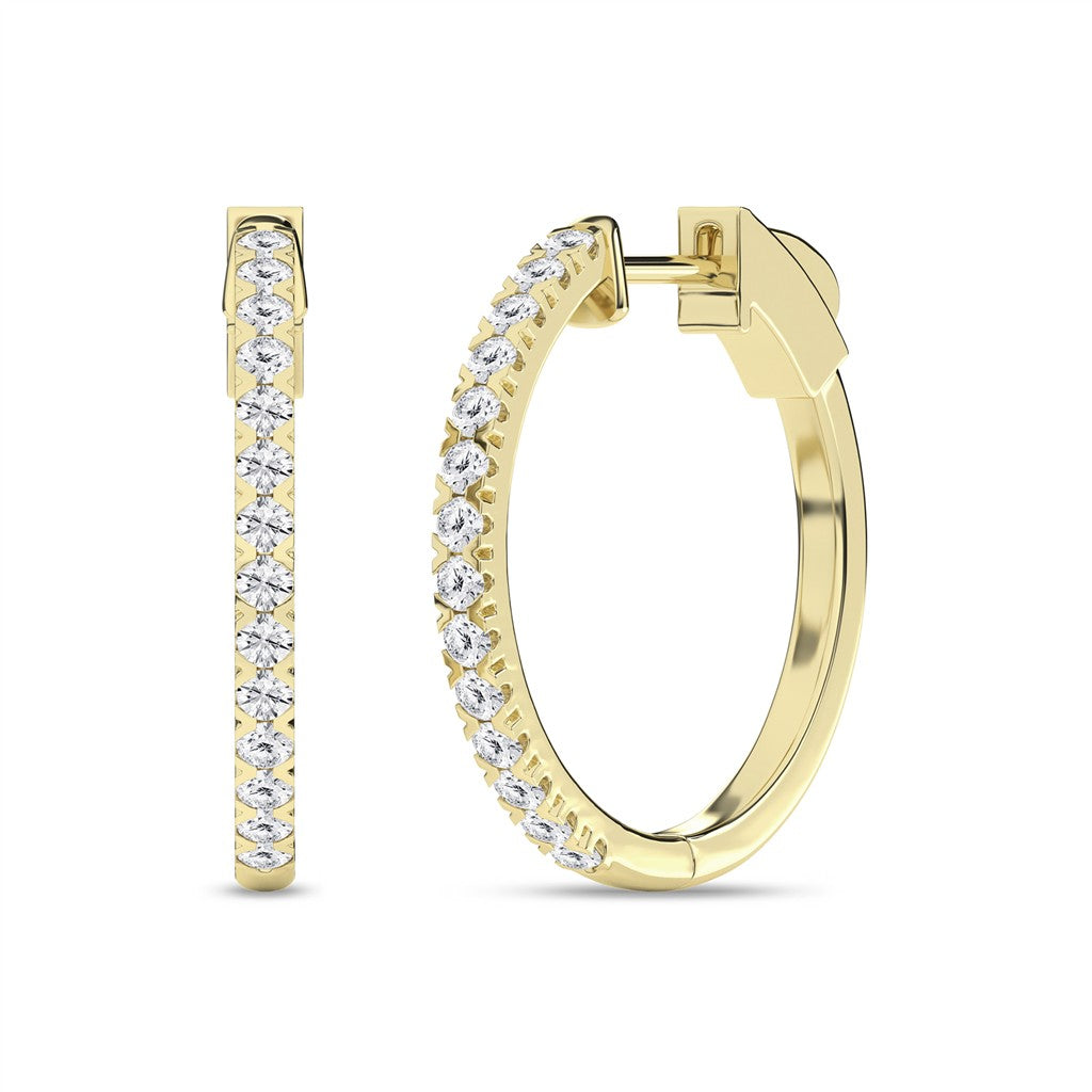 Lab Grown Diamond Hoops