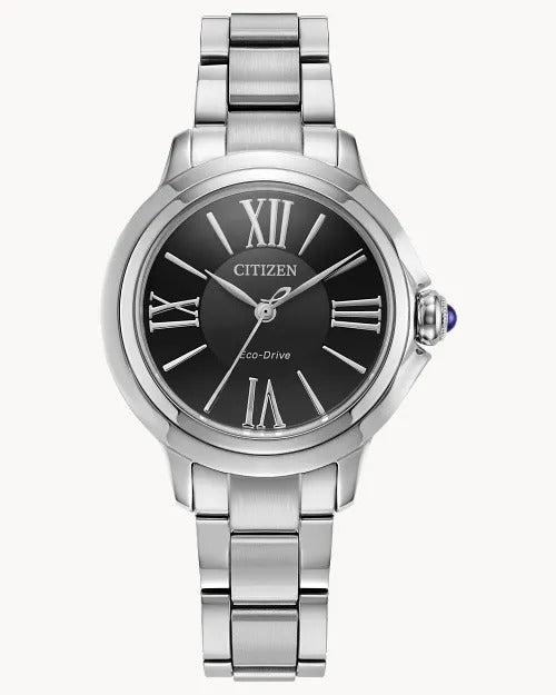CITIZEN LAD ECO WR50 SS BRAC BLCK