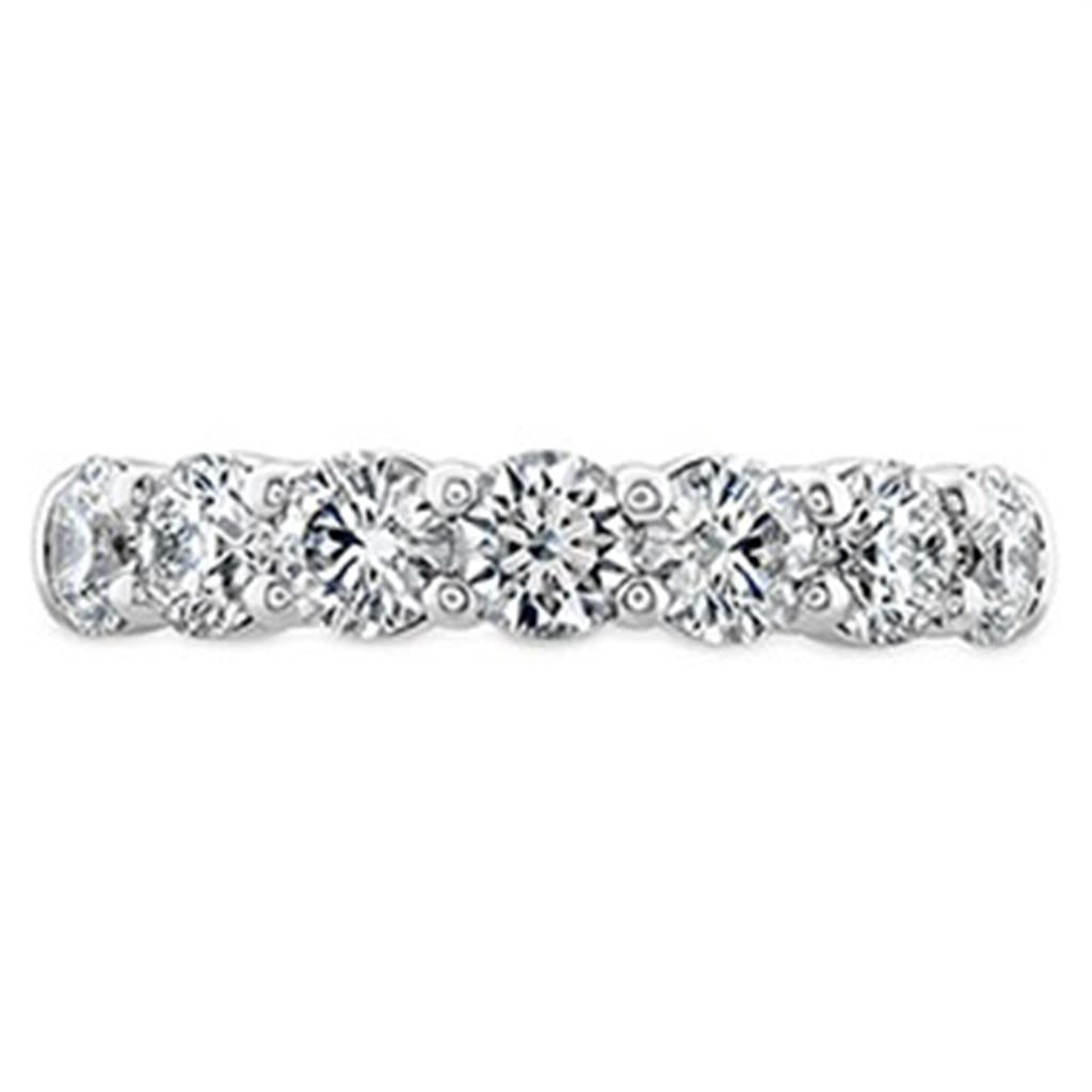 18K White Gold Hearts On Fire Signature 7-Stone Band