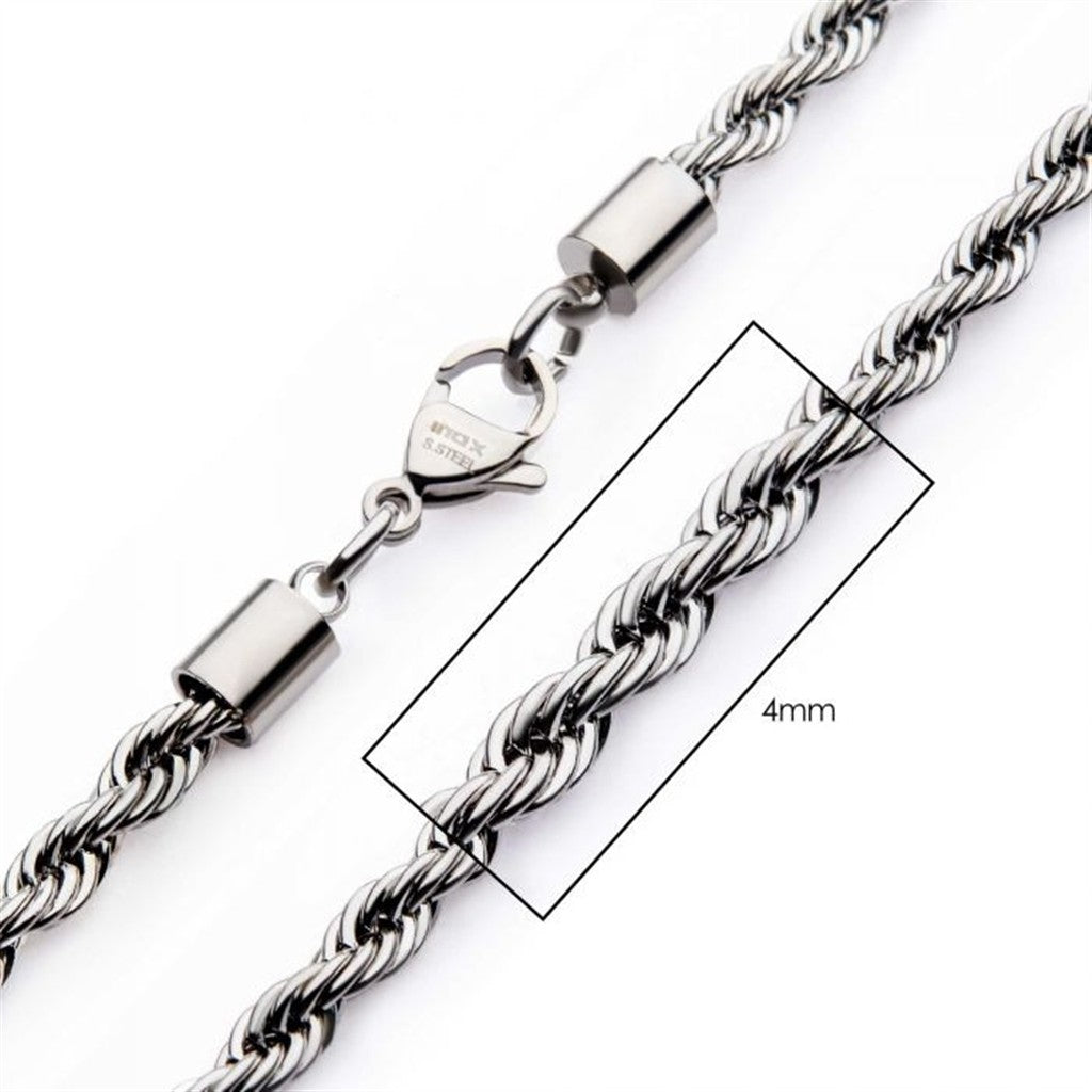 Steel Rope Chain Necklace