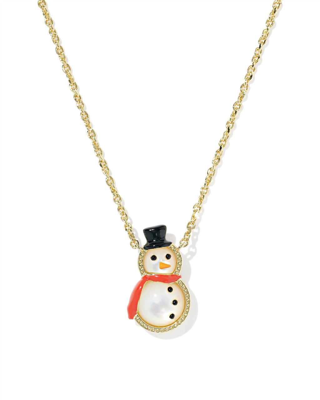 Snowman Short Pendant Necklace