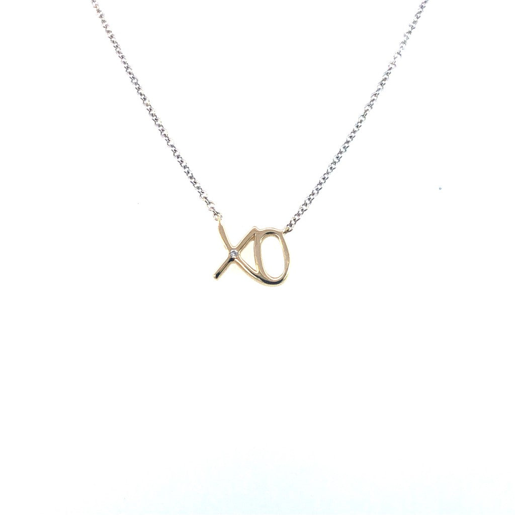 XO Diamond Pendant