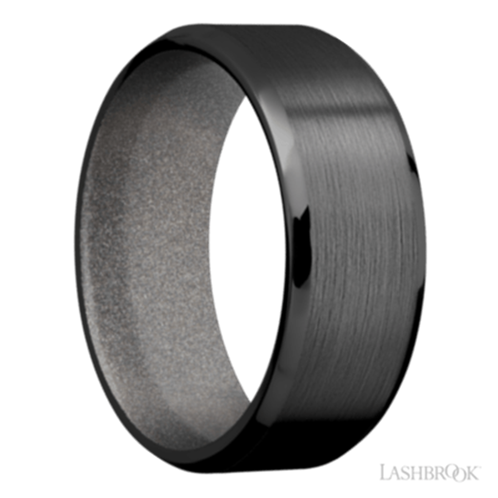 Zirconium Wedding Band