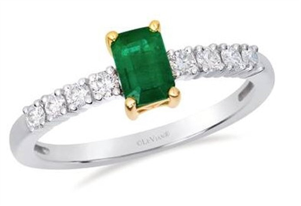 Emerald and Diamond Ring