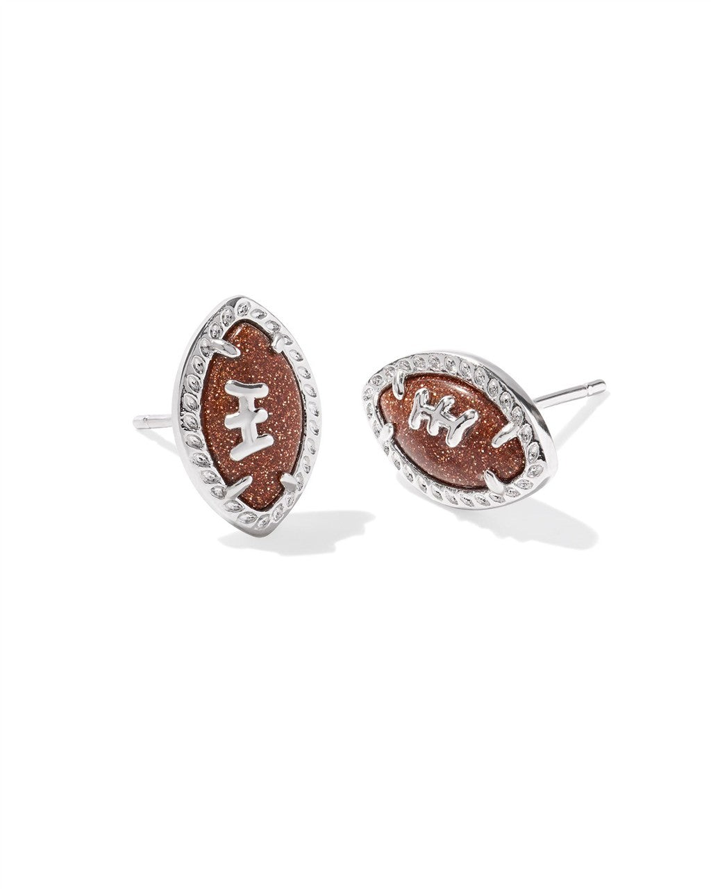 Kendra Scott Football Earrings