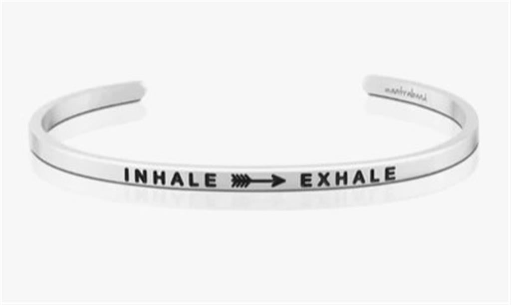 Inhale Exhale Bangle Bracelet