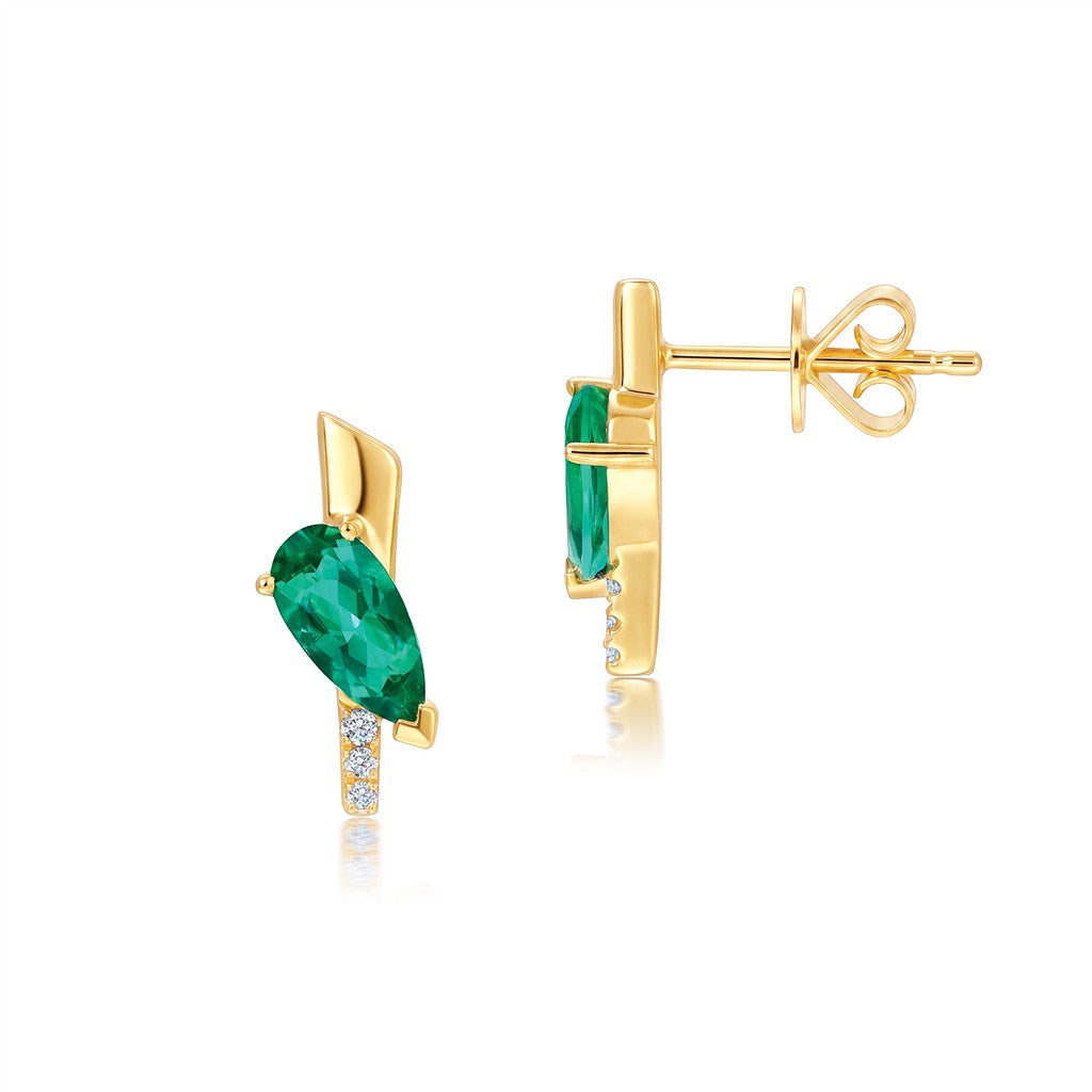 Emerald Earrings