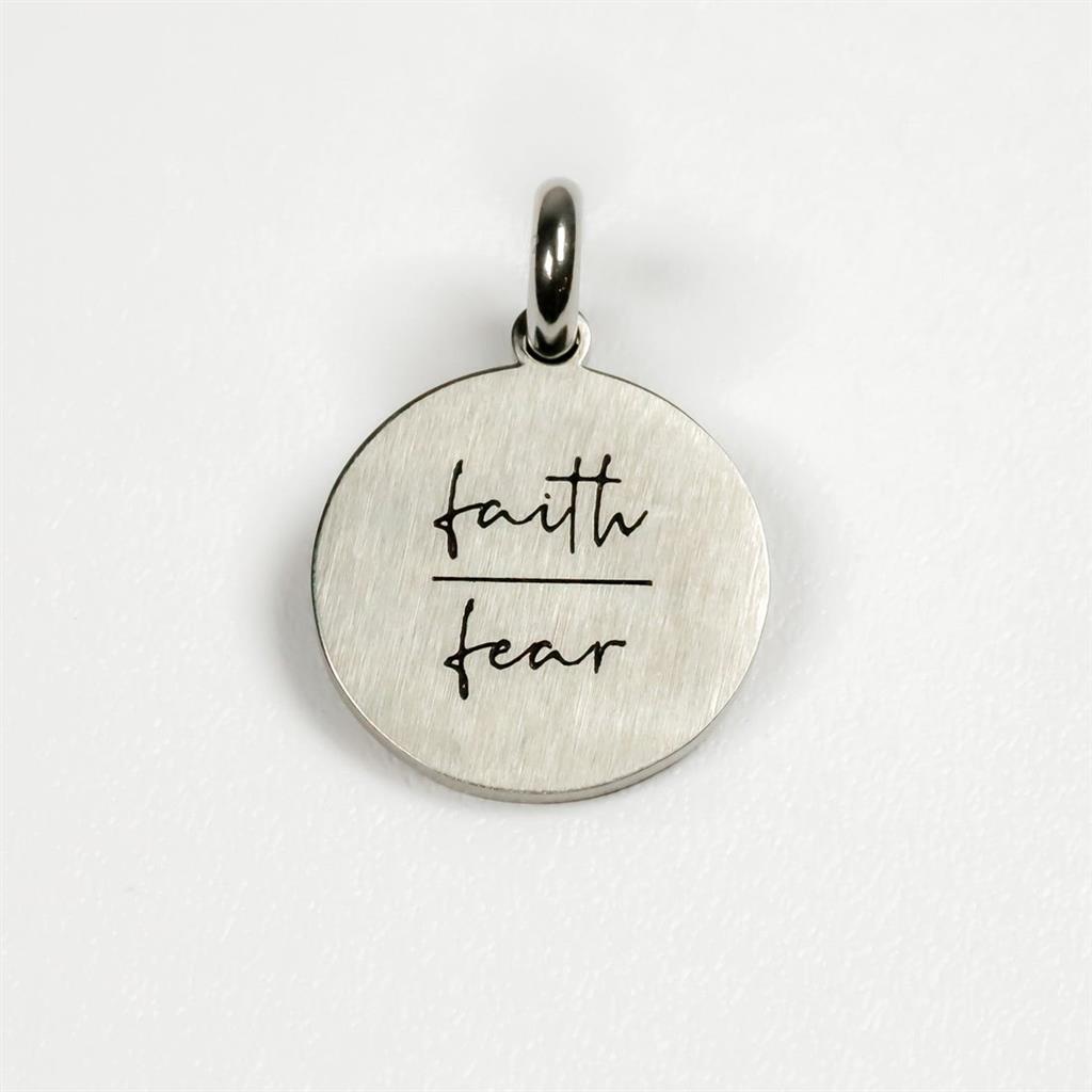Faith Over Fear Charm