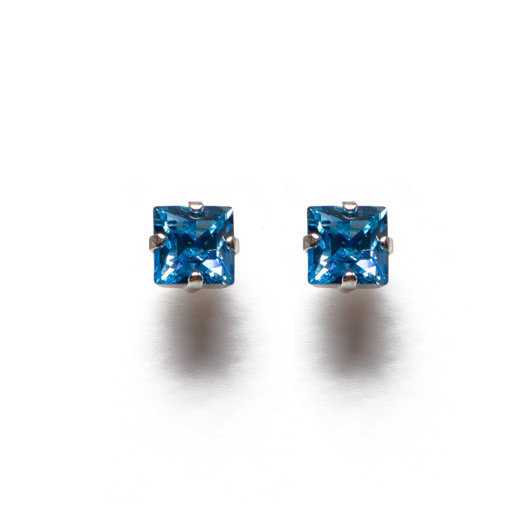 Square Post Stud Earrings