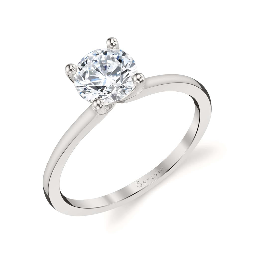Solitaire Semi Mount Engagement Ring