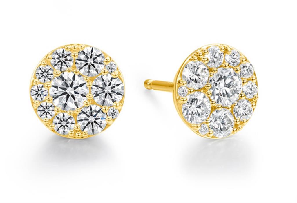 Hearts On Fire Tessa Circle Diamond Earrings