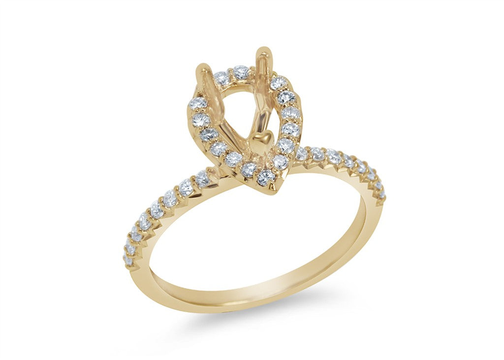 Diamond Semi Mount Engagement Ring