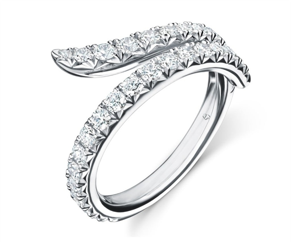 Hearts On Fire Vela Double Row Pavé Ring