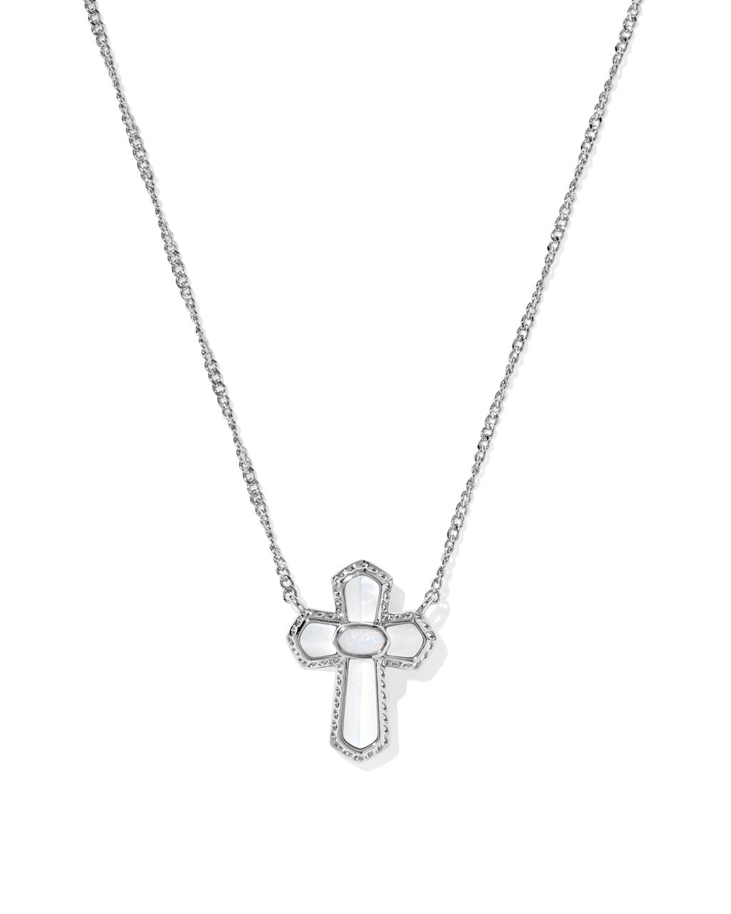 Cross Medallion Short Pendant Necklace