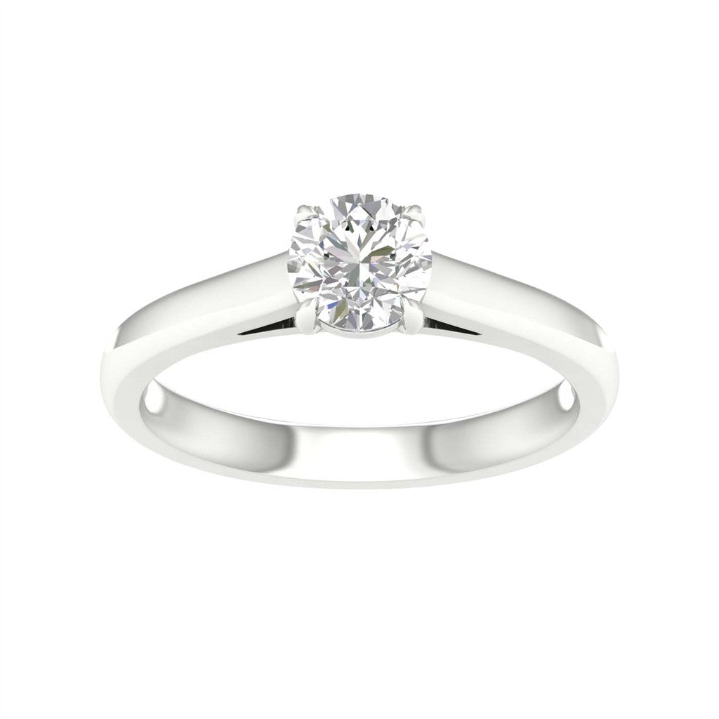 Lab Grown Solitaire Engagement Ring