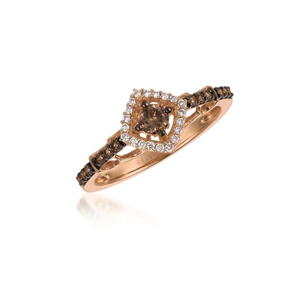Le Vian Chocolatier® Ring with Chocolate Diamonds® and Vanilla Diamonds®