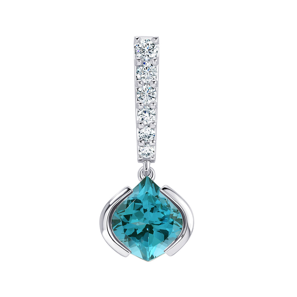 Paraiba Colored Spinel Pendant