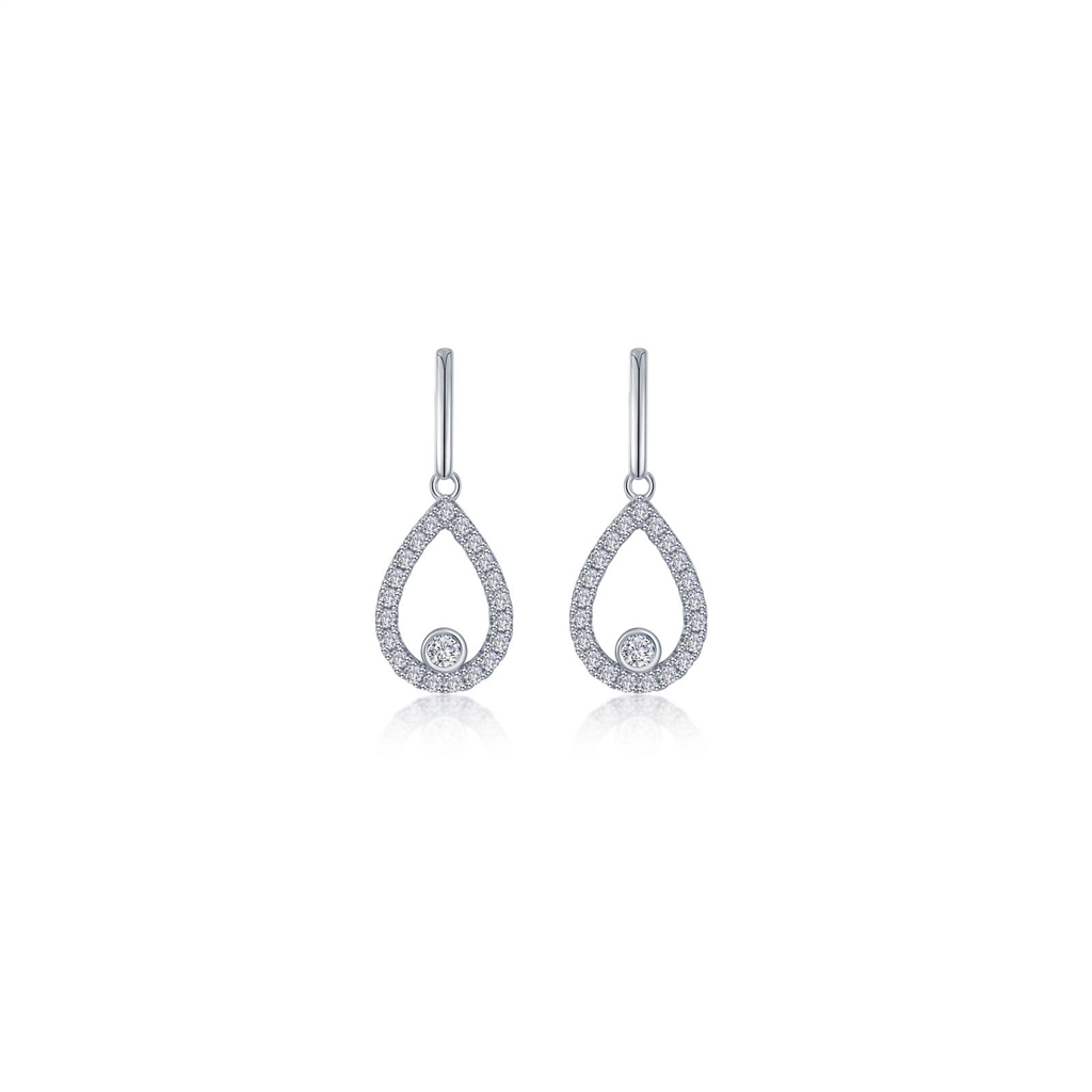 Lafonn CLassic Pear Shaped Drop Earrings