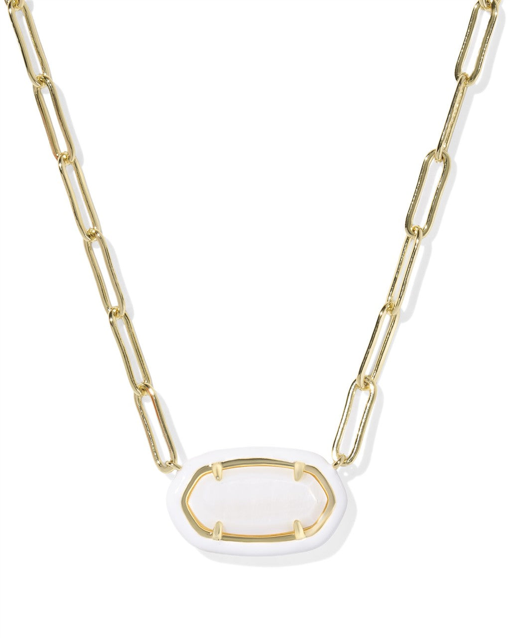 Kendra Scott Elisa Paperclip Necklace
