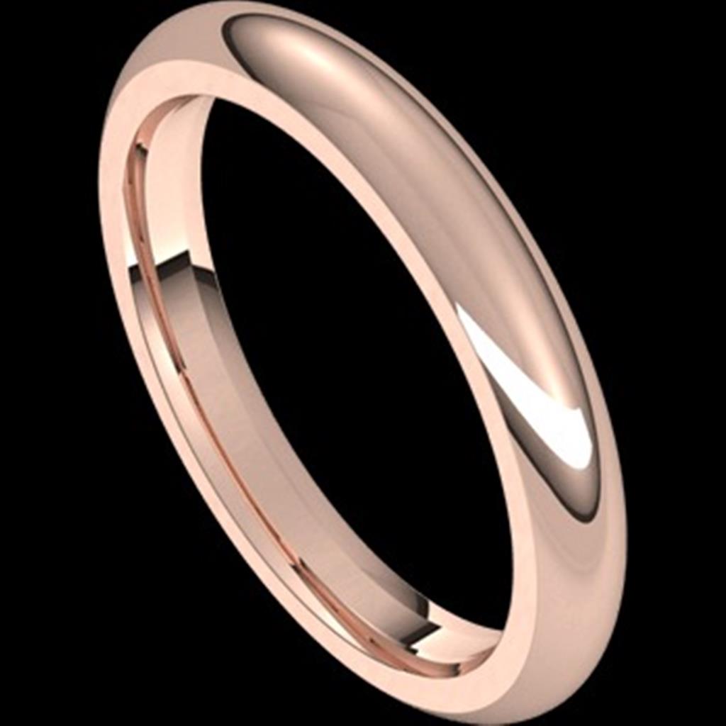 Comfort Fit Gold Wedding Band
