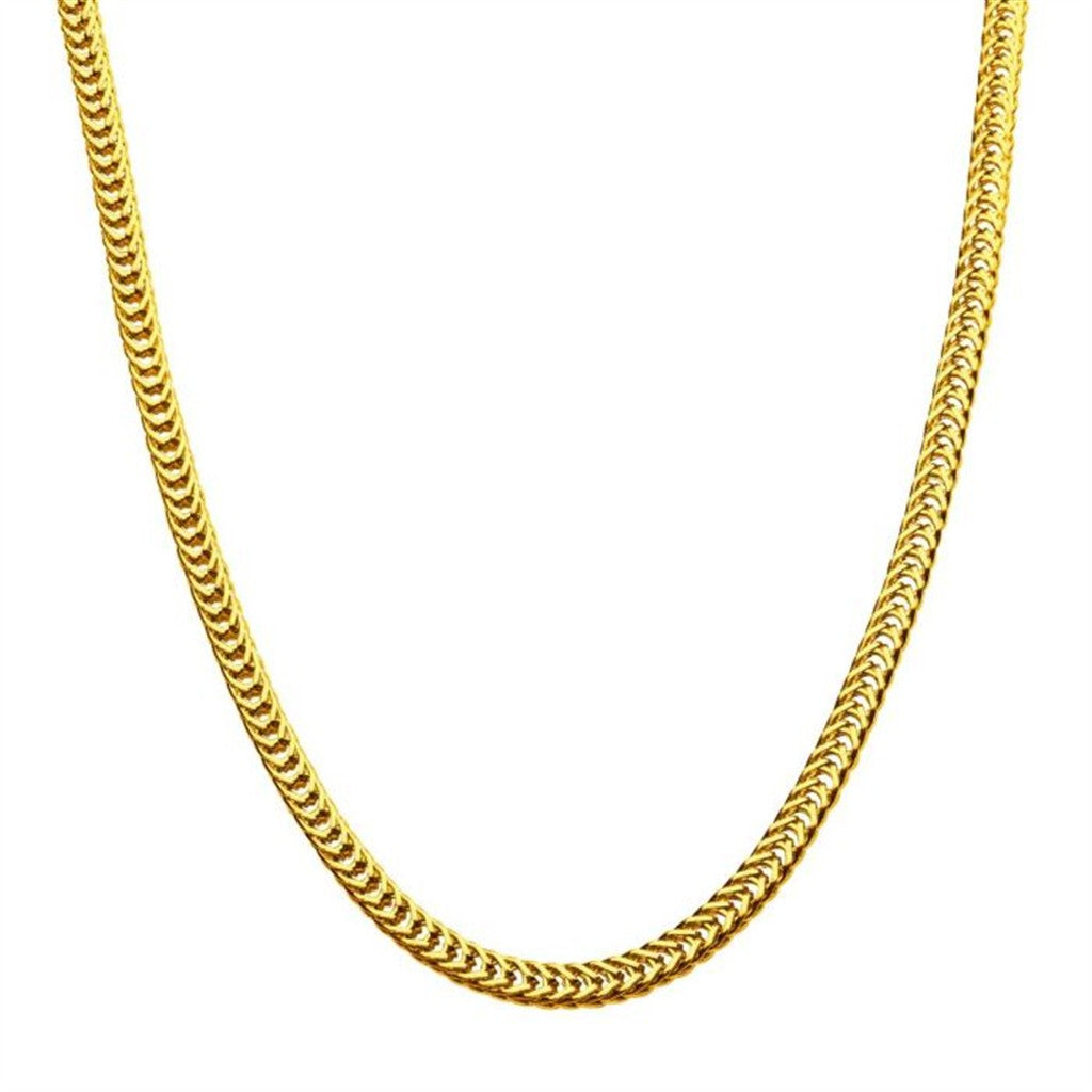 Men's Steel Foxtail Chain Necklace