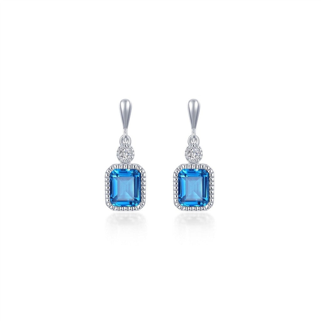 LAFONN BLUE TOPAZ EARRING