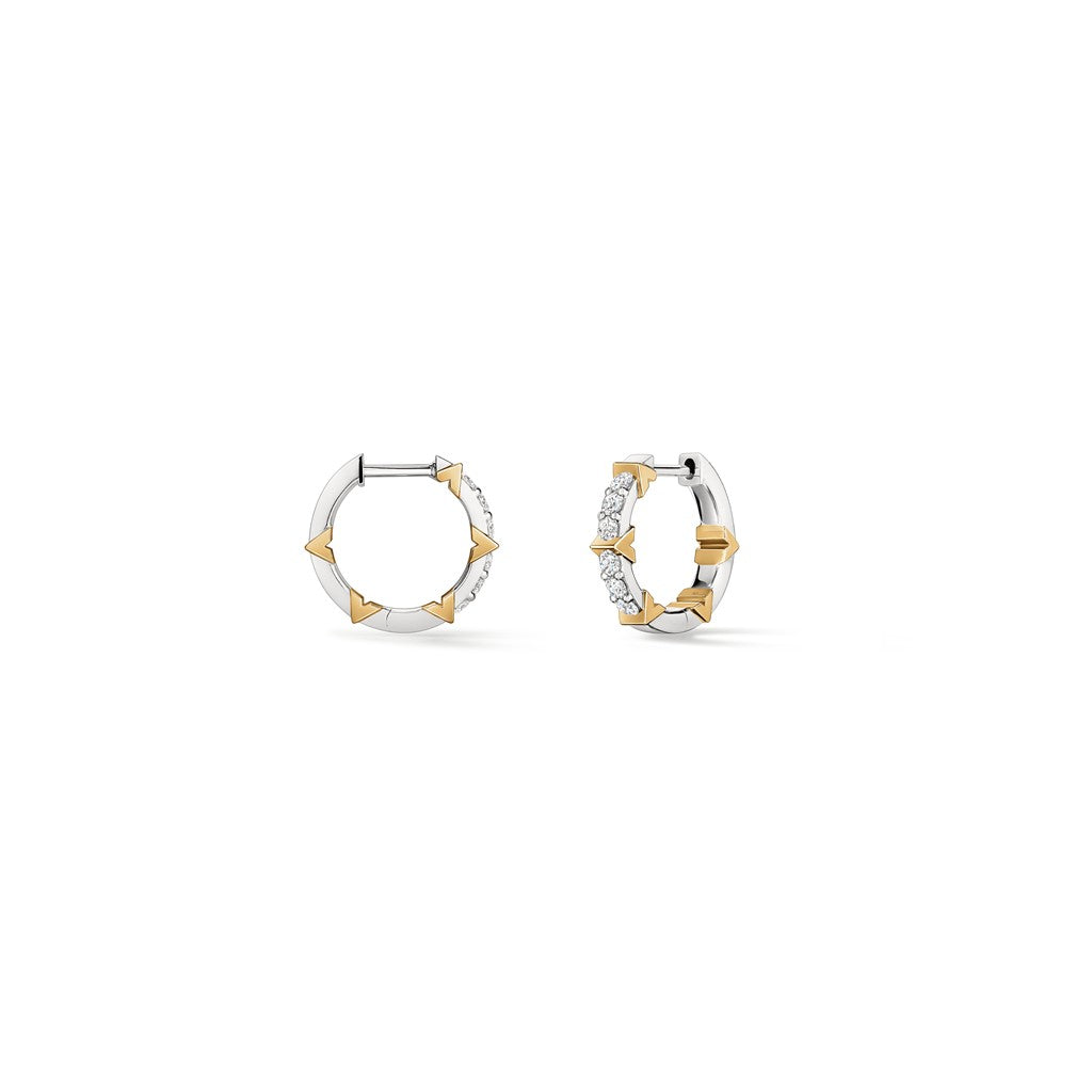 Hearts On Fire Copley Pave Diamond Hoop Earrings