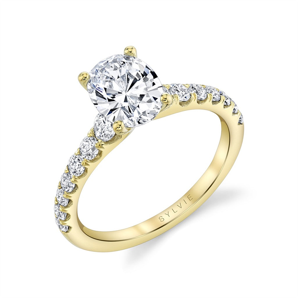 Oval Cut Classic Engagement Ring