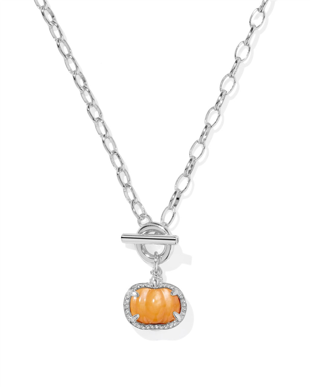Kendra Scott Pumpkin Link & Chain Necklace