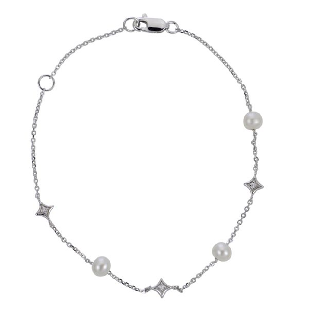Sterling Silver Freshwater Pearl Bracelet
