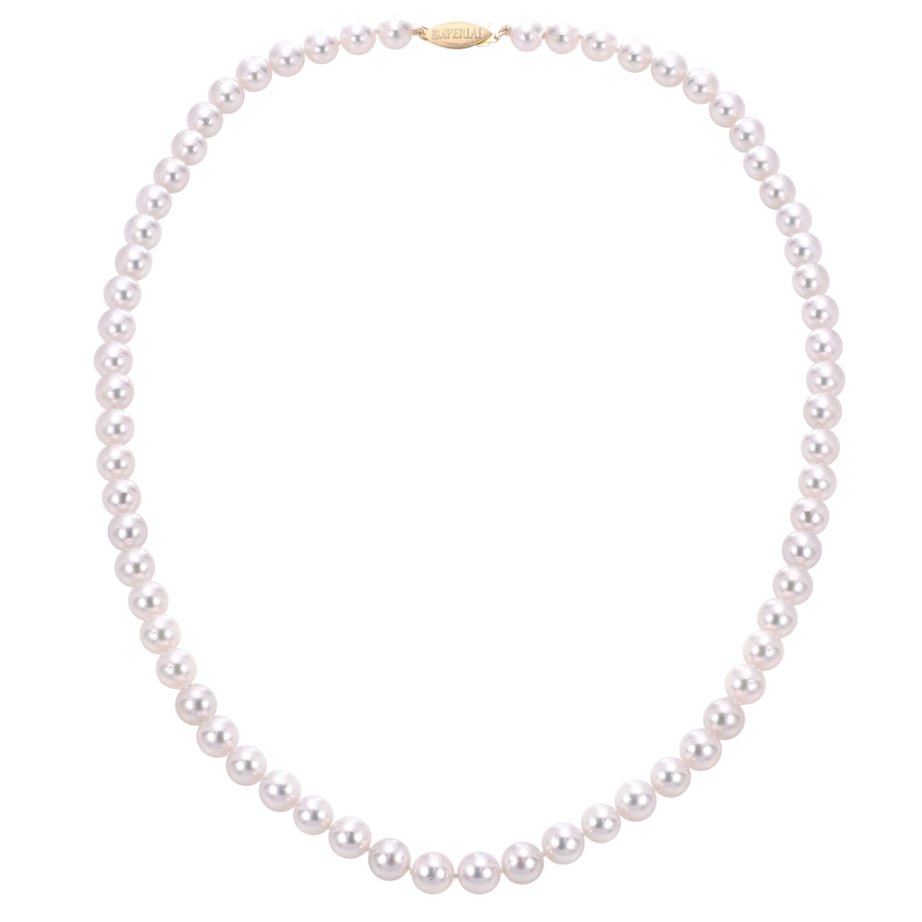 14KT "A" Quality Akoya Pearl Strand