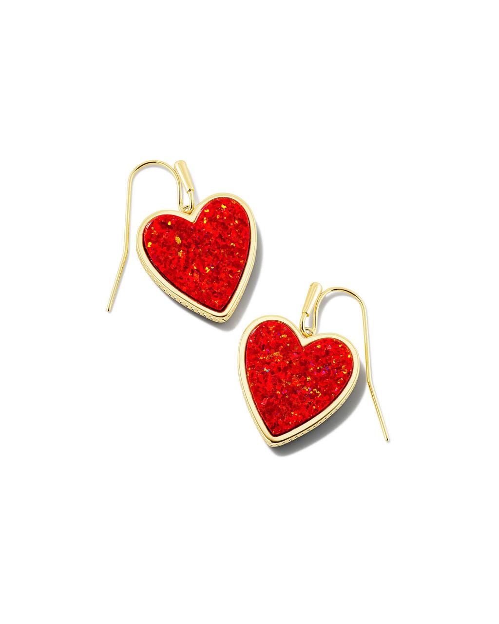 Kendra Scott Heart Earrings