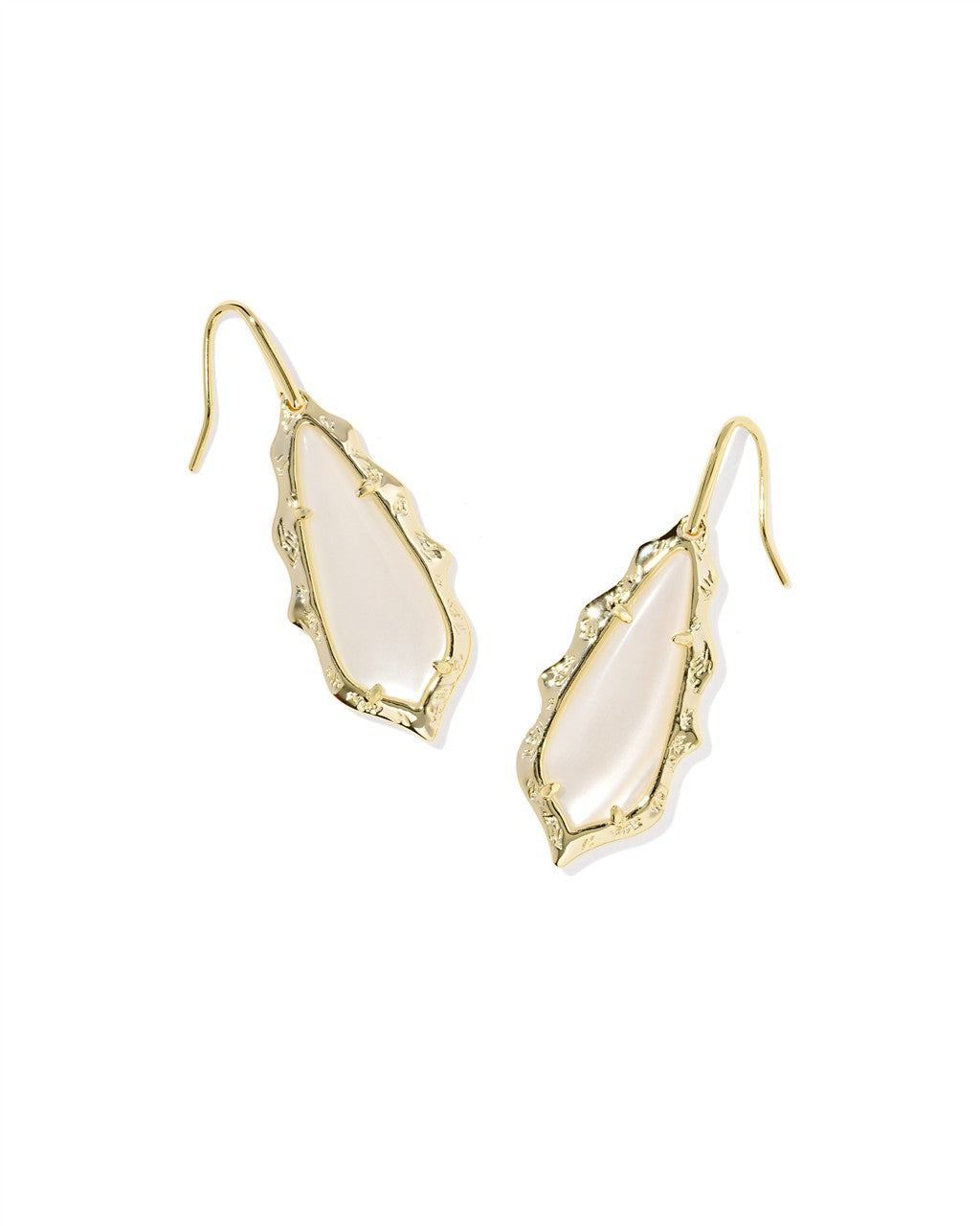 ADRIANA SCALLOP FRAME DROP EARRINGS