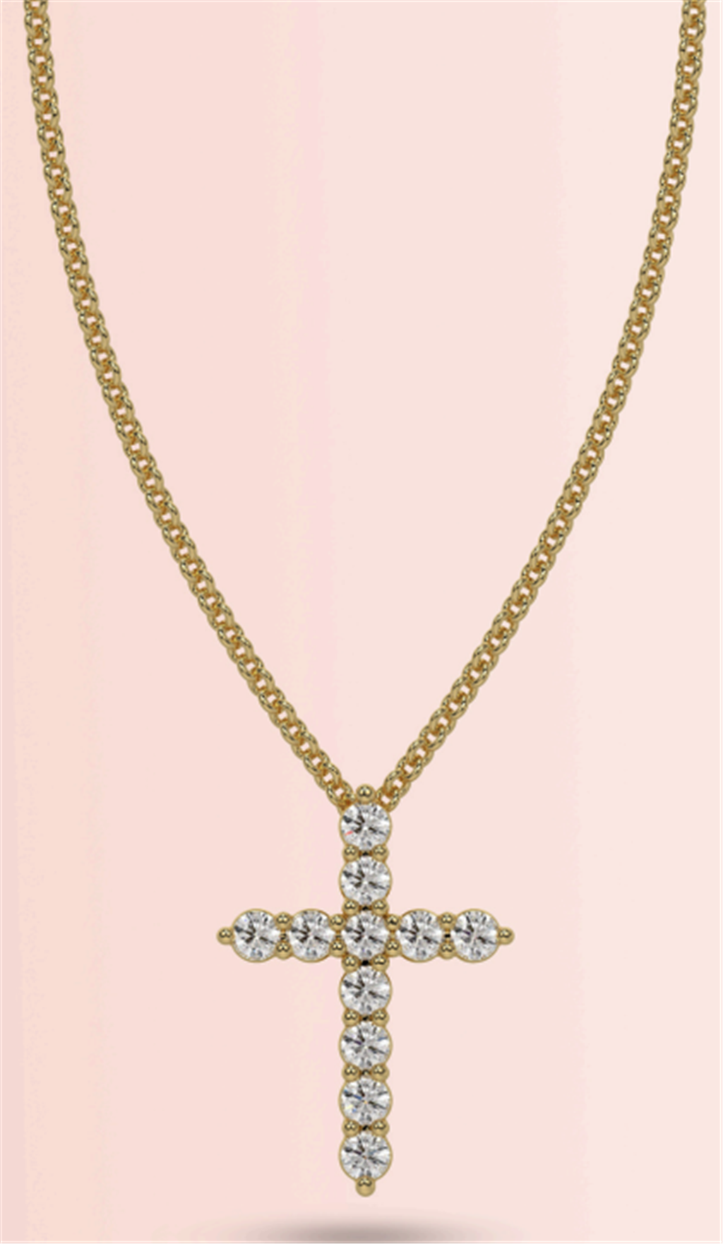 Diamond Cross Pendant