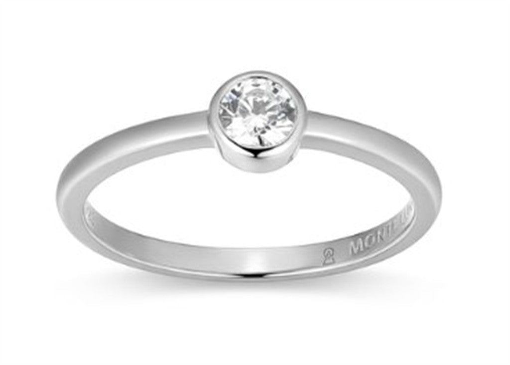 Bezel Promise Ring