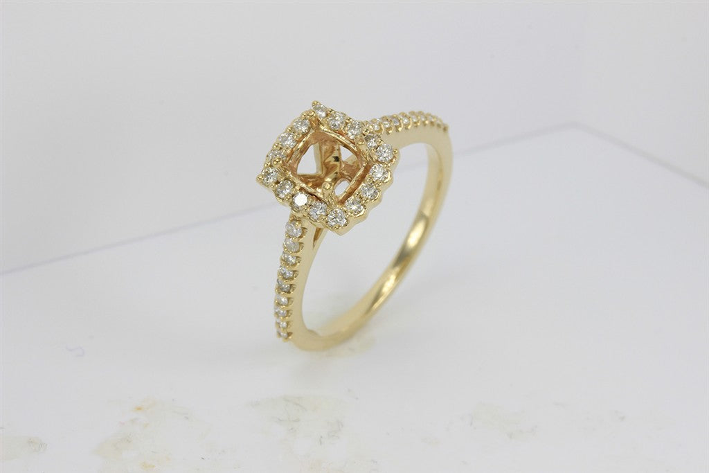 Diamond Semi Mount Engagement Ring