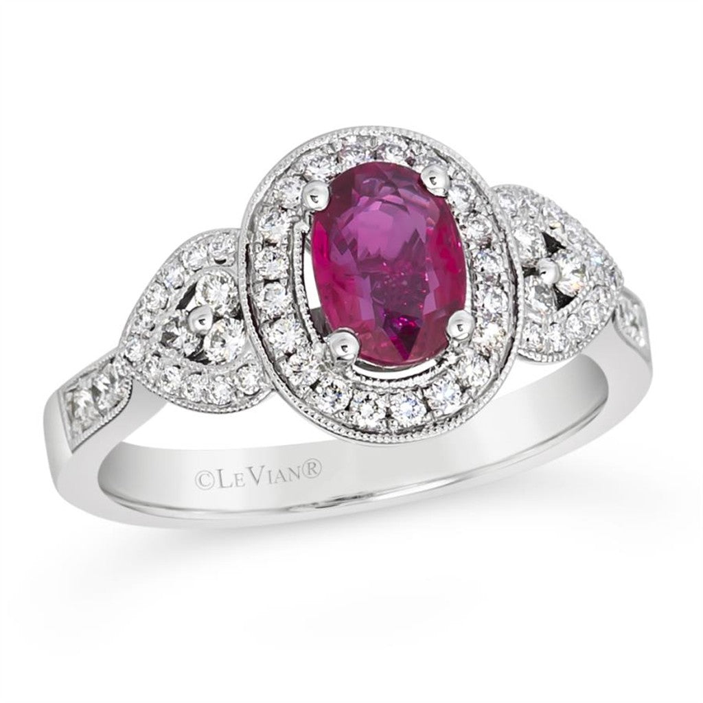 LeVian Ruby & Diamond Ring