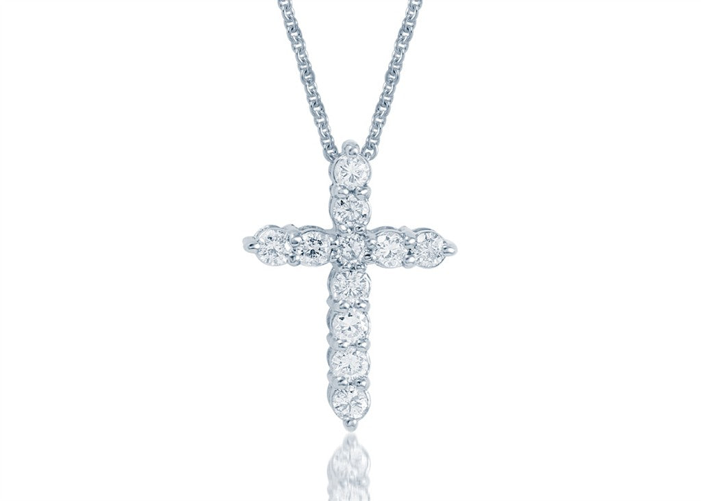 Diamond Cross Pendant Necklace