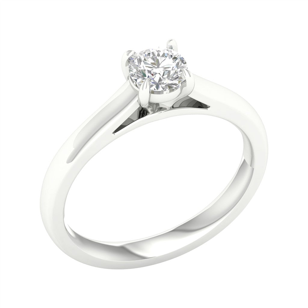 Lab Grown Solitaire Engagement Ring