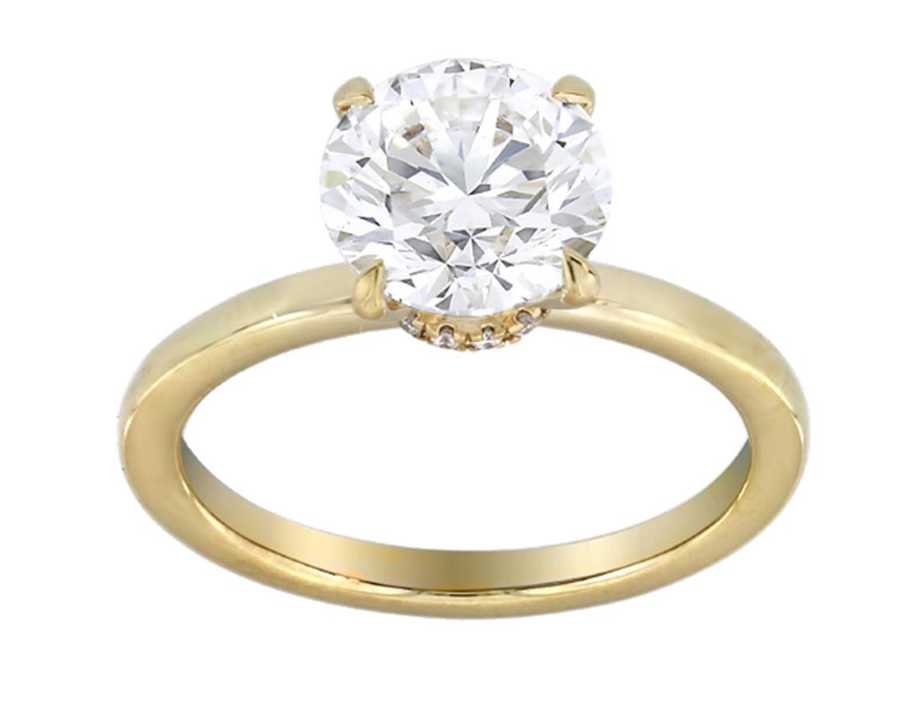 Lab Grown Diamond Solitaire Engagement Ring