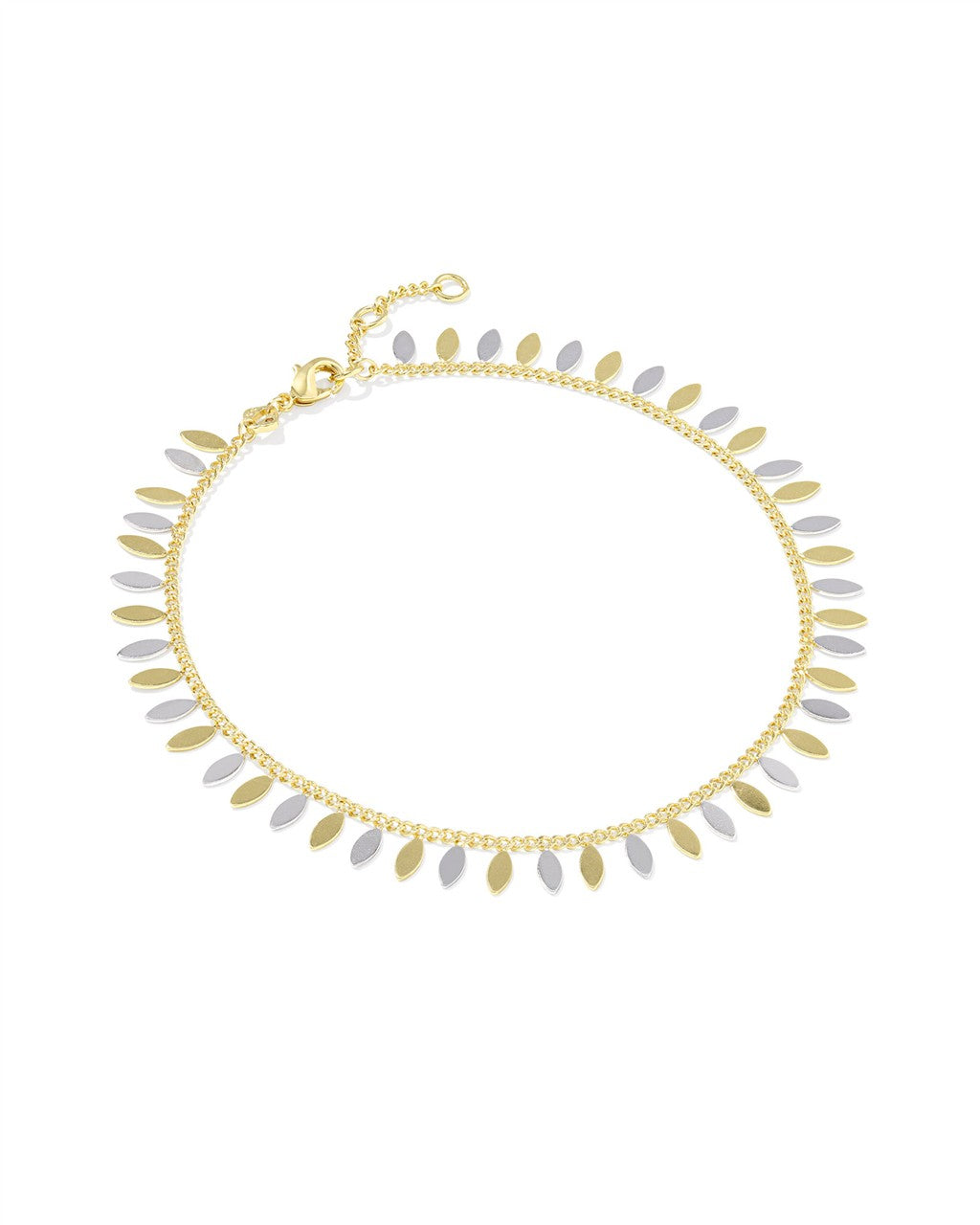 KAYLA ANKLET MIXED METAL