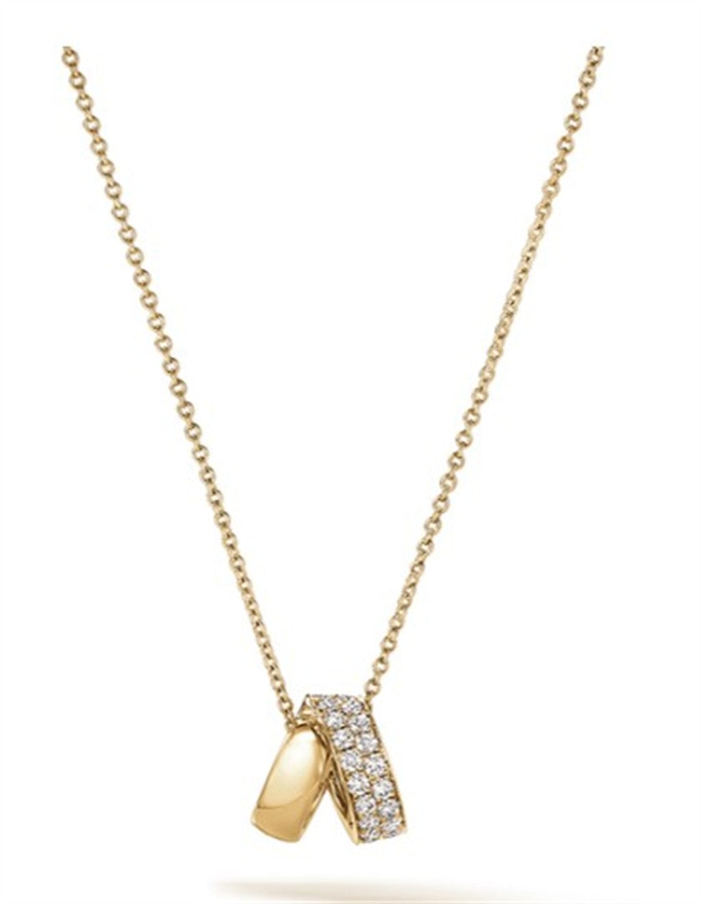 Hearts on Fire Inside Out Spiral Diamond Pendant Necklace